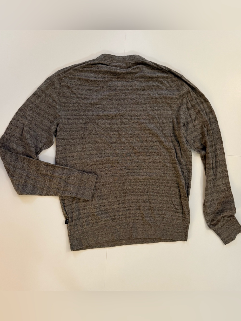 NWT Michael Kors Men's Tri-Color Knit Cotton Crewneck Sweater Size S - Picture 4 of 6